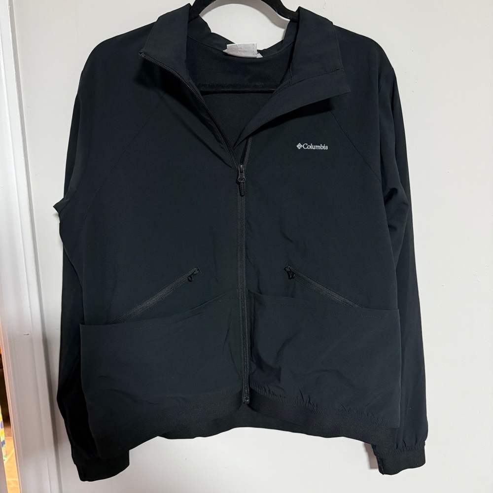 Columbia Pleasant Creek Lined Jacket Hiking Activewear UPF 50 - Black